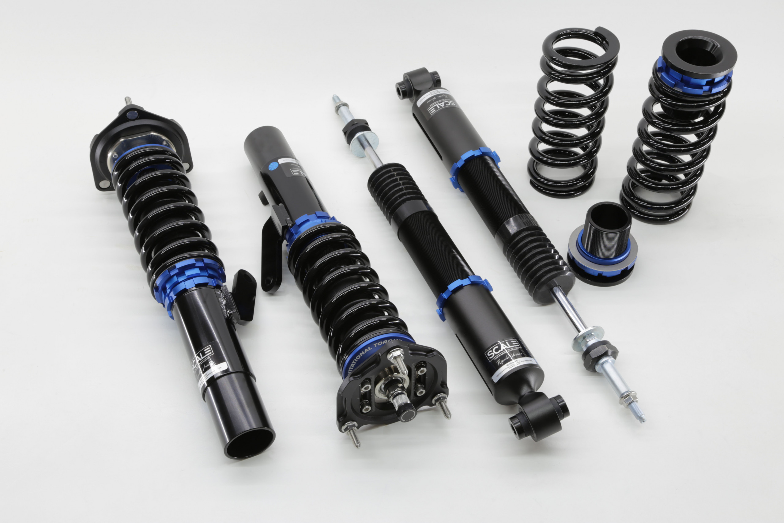 Solo Werks 50mm To 55mm Coilover Strut Adapter Sleeves For VW/Audi – Pair (Front Left & Right)